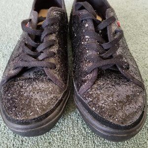 Ugg Shoes Black sequins Youth Girl size 5